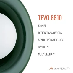 Szklany kinkiet TEVO (8810) - Argon
