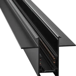 Szynoprzewód magnetyczny podtynkowy Komatsu 48V - Czarny (1 m) (6501) - Shilo