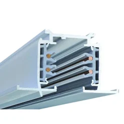 Szynoprzewód podtynkowy TRACK 3, 1m (biały) (8102) - Shilo