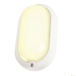TERANG 2, lampa ścienna i sufitowa outdoor, LED, 3000K, IP44, owalna, biała, 11W (229931) - SLV
