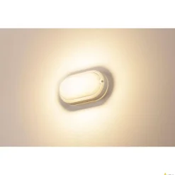 TERANG 2, lampa ścienna i sufitowa outdoor, LED, 3000K, IP44, owalna, biała, 11W (229931) - SLV