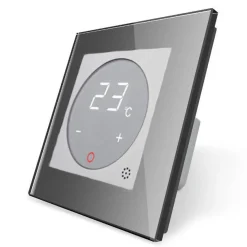 Termostat LIVOLO + Ramka pojedyncza Srebrna GPF-1 (VL-C701TMC-EC-64) LIVOLO