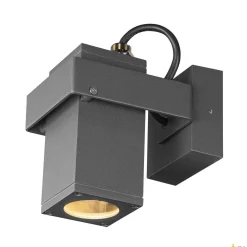 THEO BRACKET CW, zewnętrzna oprawa sufitowa natynkowa i ścienna QPAR51, kolor antracytowy (1004653) - SLV