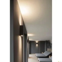 THEO UP/DOWN, lampa ścienna, QPAR51, antracyt, maks. 2x50W (1000330) - SLV