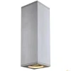 THEO UP/DOWN, QPAR51, lampa ścienna, aluminium szczotkowane, maks. 2x50W (1000329) - SLV