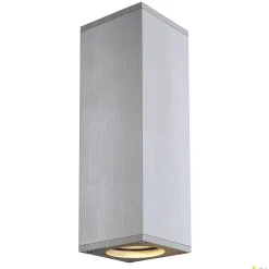THEO UP/DOWN, QPAR51, lampa ścienna, aluminium szczotkowane, maks. 2x50W (1000329) - SLV