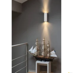 THEO UP/DOWN, QPAR51, lampa ścienna, kolor biały, maks. 2x50W (1000327) - SLV