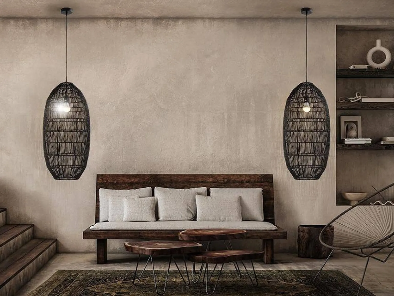 Tizne lampa wisząca 1L (139209) - Schuller