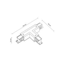 TRACER ŁĄCZNIK T TRÓJOBWODOWY BIAŁY (3556) - TK Lighting