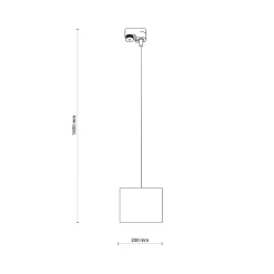 TRACER WHITE 200 1XE27 (10679) - TK Lighting