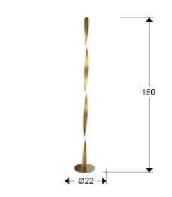 Twist lampa podłogowa (219213) - Schuller