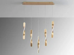 Twist lampa wisząca 5L (219527) - Schuller