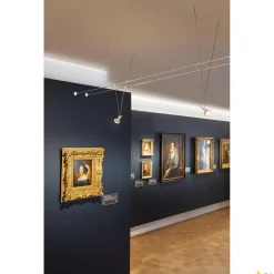 UCHWYT ŚCIENNY, do niskonapięciowego systemu linkowego TENSEO, krótki, biały, 2 szt. (186301) - SLV