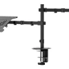 Uchwyt na monitor w systemie Vesa, z tacą na laptopa ML2 (LV9908) - LVN SYSTEM