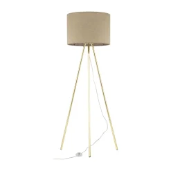 UMBERTO LINEN GOLD LAMPA PODŁOGOWA 1 (16036) - TK Lighting