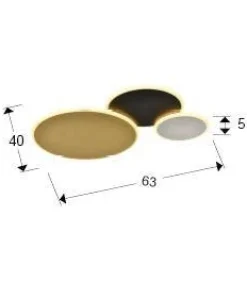 Umbra lampa sufitowa (236254) - Schuller