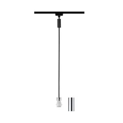 URail 2Easy Basic Zwis max. 20W E27 Czarny Mat/Chrom 230V Metal/Tworzywo sztuczne (PL96919) - PAULMANN