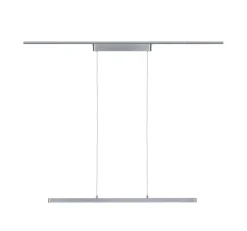 URail Lampa wisząca Lento 1x42W Chrom Mat 230V Metal Ściemnialneniana (PL95375) - PAULMANN