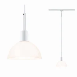 URail Sarrasani max. 20W E14 Biały/Opal szkło (PL96973) - PAULMANN