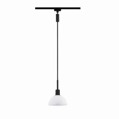 URail Sarrasani max. 20W E14 Czarny/Opal szkło (PL96974) - PAULMANN