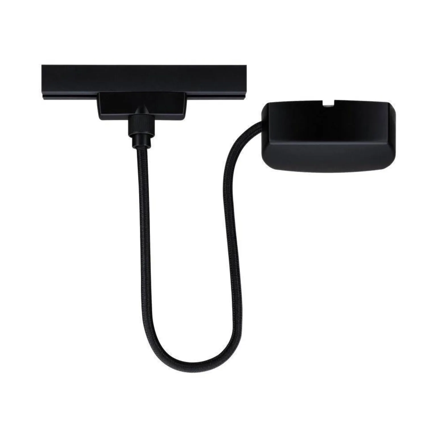 URail System przewód zasilający 1m 230V max. 1000W Czarny Mat Metal/Tworzywo sztuczne (PL96916) - PAULMANN