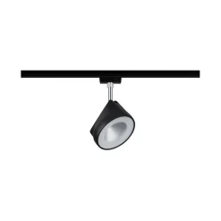 URail System Spot Arena 1x15W Czarny Mat/Chrom 230V Metal 4000K ściemniany (PL96942) - PAULMANN