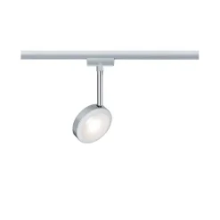 URail System Spot Discus 1x5W ściemniany Chrom 230V Metal/Tworzywo sztuczne (PL96891) - PAULMANN