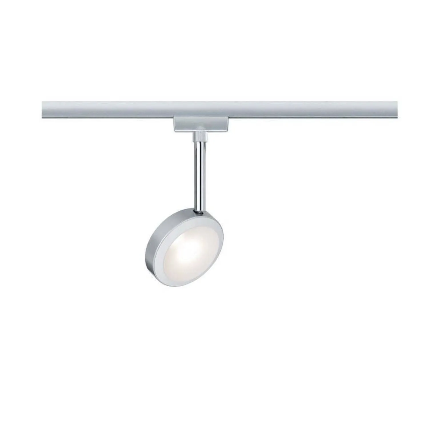 URail System Spot Discus 1x5W ściemniany Chrom 230V Metal/Tworzywo sztuczne (PL96891) - PAULMANN