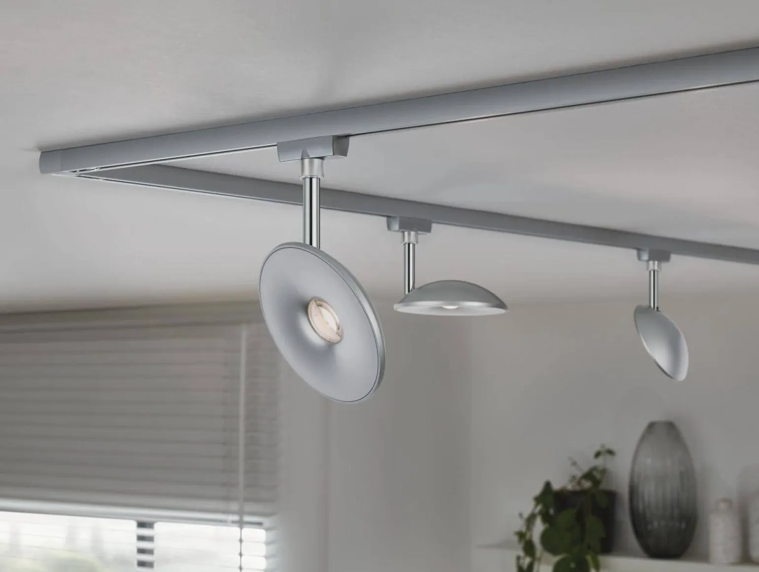 URail System Spot Eye _W Chrom 2700K 230V Metal/Tworzywo sztuczne ściemniany (PL96936) - PAULMANN