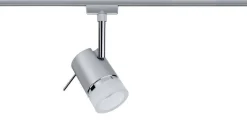 URail System Spot Pipe max. 1x10W GU10 Chrom Mat Chrom 230V Metal/Tworzywo sztuczne (PL97612) - PAULMANN