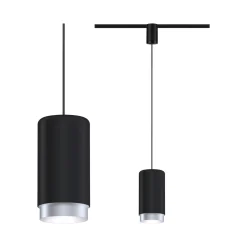 Urail wisząca lampa Corus max.1x50W E27 Czarna mat 230V Metal/Plastic (PL95402) - PAULMANN