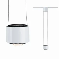 URail zwis Aldan 1x13W Biały/ Czarny 230V metal ściemniany (PL94971) - PAULMANN