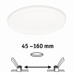 Veluna VariFit Panel LED IP44 17,5W 4000K 3-st ściemniane 185mm Tworzywo sztuczne (PL93067) - PAULMANN