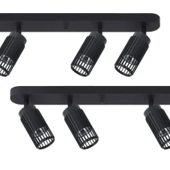 VERTICAL BLACK SPOT 6xGU10 (ML0297) - Milagro