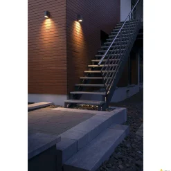 WALLYX, lampa ścienna outdoor, QPAR51 IP44, antracytowa, maks. 50W (227195) - SLV