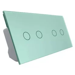 Włącznik dotykowy krzyżowo-schodowy 2 + 2 EC Wi-Fi zielony (VL-C702SEC-68) LIVOLO
