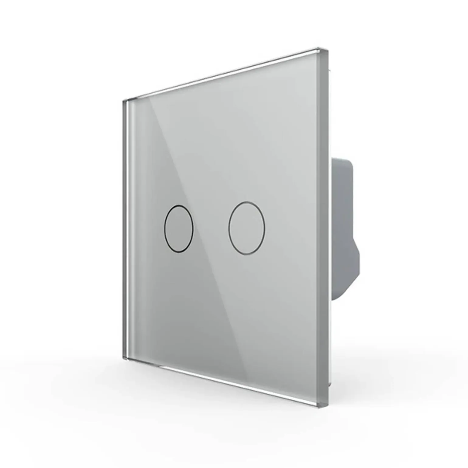 Włącznik dotykowy LIVOLO krzyżowo-schodowy podwójny EC Wi-Fi srebrny (VL-C702SEC-64) LIVOLO