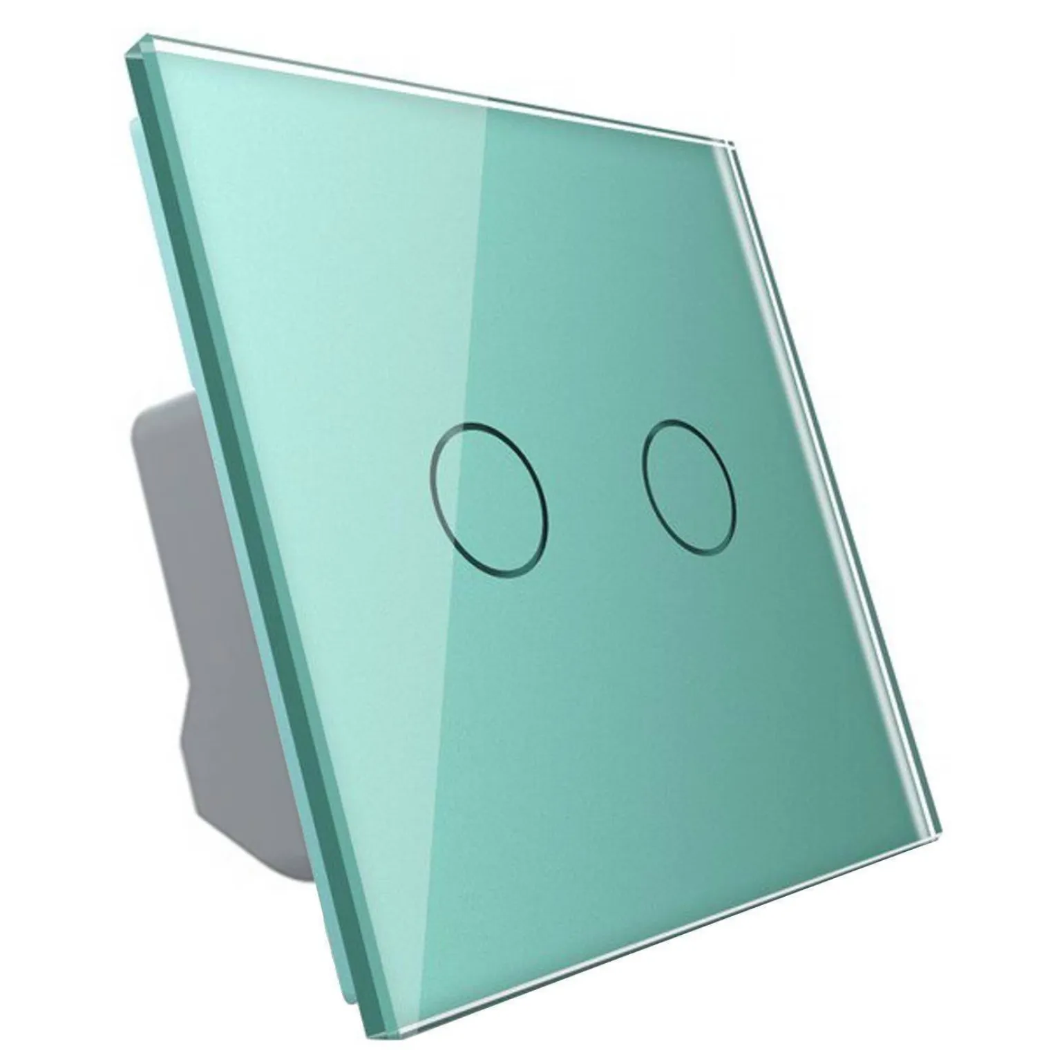 Włącznik dotykowy LIVOLO krzyżowo-schodowy podwójny EC Wi-Fi zielony (VL-C702SEC-68) LIVOLO