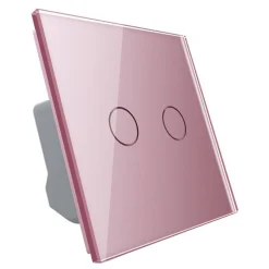 Włącznik dotykowy LIVOLO podwójny EC Wi-Fi różowy (VL-C702EC-67) LIVOLO