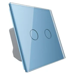 Włącznik dotykowy LIVOLO podwójny EC Wi-Fi niebieski (VL-C702EC-69) LIVOLO