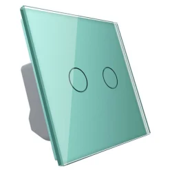 Włącznik dotykowy LIVOLO podwójny EC Wi-Fi zielony (VL-C702EC-68) LIVOLO