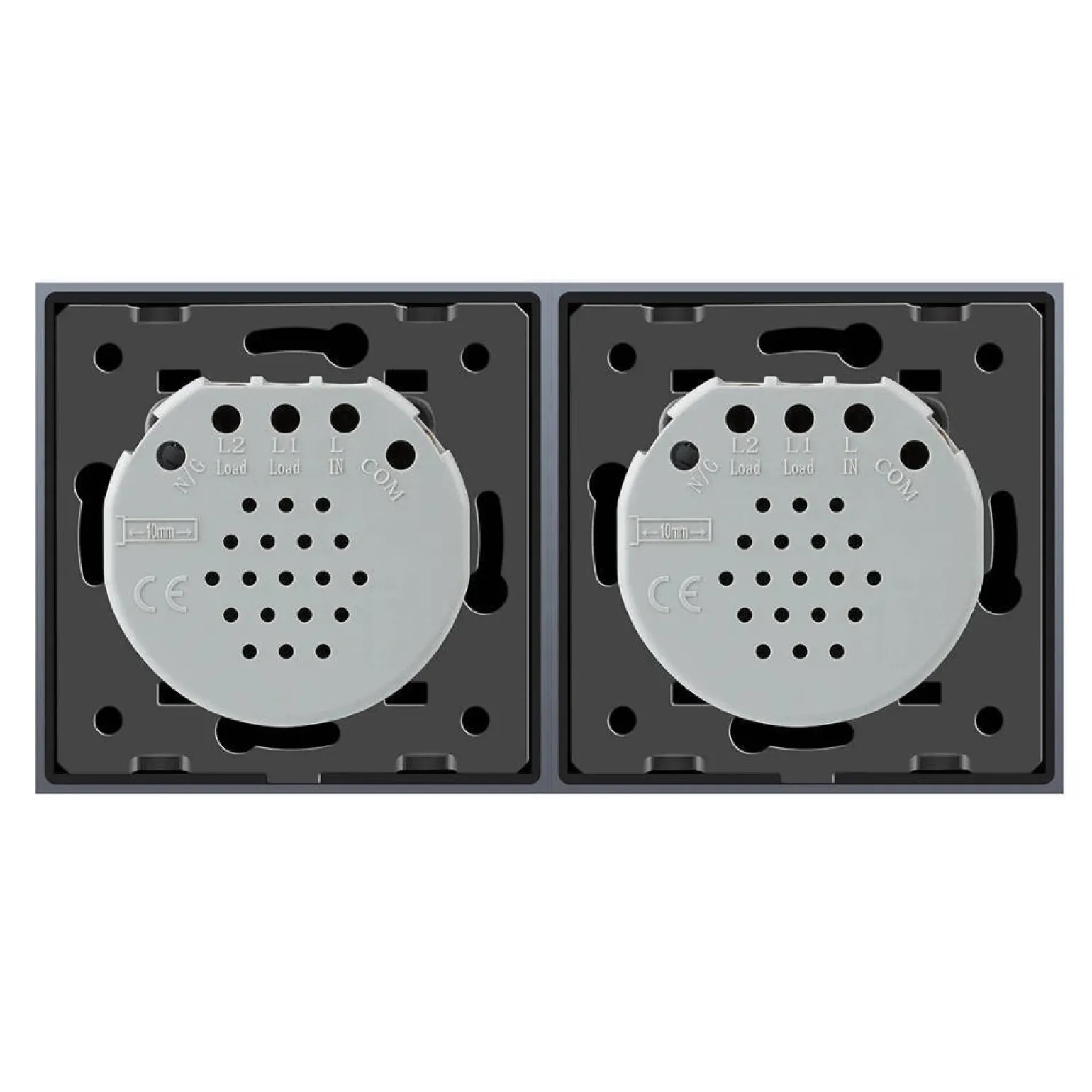 Włącznik dotykowy LIVOLO pojedynczy + pojedynczy złoty (VL-C7011-63) LIVOLO