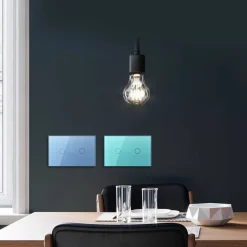 Włącznik dotykowy LIVOLO pojedynczy + pojedynczy złoty (VL-C7011-63) LIVOLO