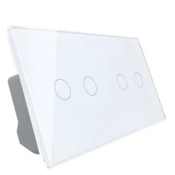 Włącznik dotykowy podwójny + podwójny biały (VL-C7022-61) LIVOLO