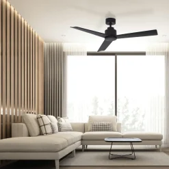 Wentylator sufitowy czarny matowy (19136-B) - Zambelis