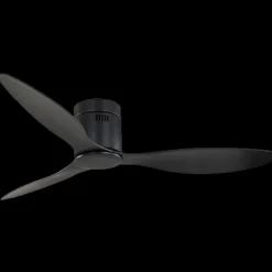 Wentylator sufitowy 40W, matowa czerń, pilot zdalnego sterowania, Tuya WiFi (20257 Zambelis)