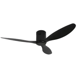 Wentylator sufitowy 40W, matowa czerń, pilot zdalnego sterowania, Tuya WiFi (20257 Zambelis)