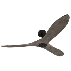 Wentylator sufitowy 55W w kolorze kawy z drewnianymi łopatkami i pilotem (20259 Zambelis)