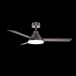 Wentylator sufitowy 22W z drewnianymi łopatkami, brązowy (22083 Zambelis) - Zambelis