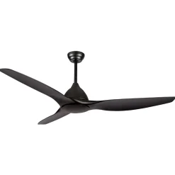 Wentylator sufitowy 70W z pilotem, matowe czarne wiatraki (20258 Zambelis)